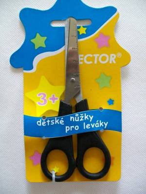 zvětšit obrázek - Dětské kovové nůžky pro leváky