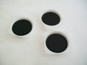 více - Samostatná vodová barva  průměr 3cm - černá