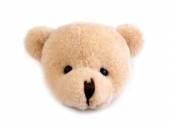 více - Textilní hlava medvídka průměr 4,5cm - sv.béžová