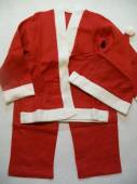 více - Jednoduchý kostým fleece Santa   cca 4-5 let