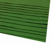 více - Tenčí dekorační filc  zelený