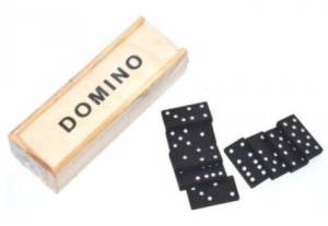 zvětšit obrázek - Klasické domino v dřevěné krabičce