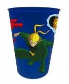více - Plastová sklenička Hrdinové Marvel tm.modrá