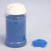 více - Hrubší dekorační písek modrý  400g