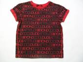 více - 1212  Tričko černé s červenými nápisy GEORGE 6-7 let
