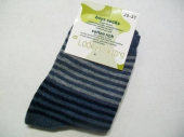 více - Ponožky pruhované s vysokým obsahem bavlny  v.28/31