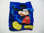 více - Nákrčník Mickey s červenou podšívkou fleece