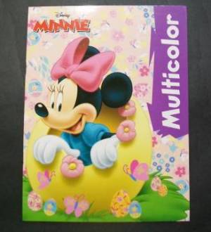 zvětšit obrázek - Velikonoční omalovánka A4 s barevnou předlohou - Minnie