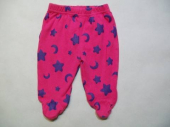více - 2301 Bavl. kalhotky s ťapkami sytě růžové fialové hvězdy  DISNEY  0-3m