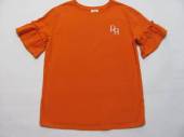 více - 2406 Dívčí tričko oranžové bílá výšivka  RIVER ISLAND  7.8 let  v.122/128