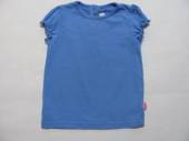 více - 2706 Tričko modré s nabranými rukávky  JOJO MAMAN  2-3 roky  v.92/98