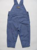 více - 1807 Plátěné kalhotky s laclem modro-šedé  GEORGE  9-12m  v.80
