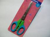 více - Nerezové nůžky zeleno-modré   dl. 16cm