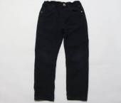 více - 0509 Slabší manžestrové kalhoty tm.modré,v pase na patent  3-4 roky  v.98/104