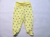 více - Bavl. kalhotky s ťapkami se zdravotním lemem žluté s jahůdkami  LUPILU  3-6m   v.62/68