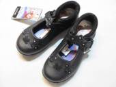 více - Dívčí boty na suchý zip černé s obr.Frozen, na špičkách blikající světýlka   GEORGE   v.29
