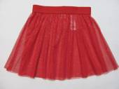 více - 1212 Tylová sukně bez podšití červená se zlatými glitry  PRIMARK   2-3 roky   v.92/98