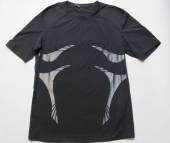 více - 1212 Sportovní / plavkové chlapecké tričko černé s matným potiskem   cca 15-16 let  v.S