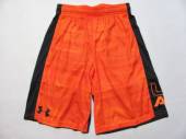 více - Silonové trenky černo-oranžové   UNDER ARMOUR  cca 11-12 let   