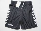 více - Sportovní silonové trenky černé s bílým potiskem   HUMMEL  11-12 let   v.146/152
