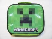 více - 1503 Termo taška zelená Minecraft  /flíček/   25 x 21 x 6cm