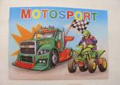 více - Malé omalovánky  A5 -  Motosport