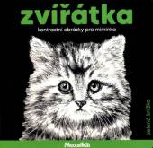 více - Zvířátka - malé leporelo s kontrastními obrázky zelené