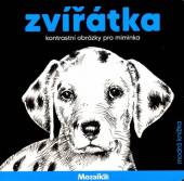 více - Zvířátka - malé leporelo s kontrastními obrázky modré