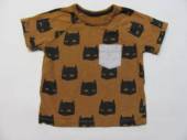 více - 2404 Tričko skořicové s černým Batmanem  GEORGE   6-9m   v.74