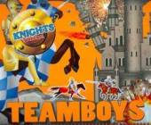 více - Kreativní blok TEAMBOYS - omalovánky se samolepkami s rytířskou tématikou   