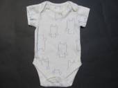 více - 2904 Jako nové body smetanové s medvídky  M+S  1m