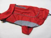 více - 0205 Šusťákový obleček s podšívkou fleece červeno-reflexní    v.S