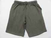 více - 1605 Teplákové kraťasy s kapsami khaki   v.S  