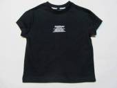 více - 2905 Jako nové tričko černé s bílým nápisem   FIRETRAP   2-3 roky  