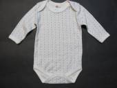 více - 0306 Nenošené body dl.rukáv krémové s drobným vzorem   3m  v.62