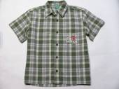 více - 1006 Košile kr.rukáv khaki károvaná   8 let v.128