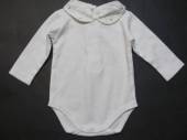 více - 1006 Body dl.rukáv s vyšívaným límečkem bílé   v.56