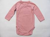 více - 1006 Celorozpínací body dl.rukáv růžové  3-6m