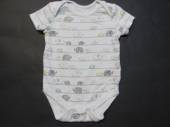 více - 1606 Body bílé s šedými sloníky  ST:BERNARD  0-3m
