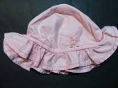 více - 1806 PLátěný klobouček sv.růžový   M+S   18-24m  