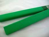 více - Krepový papír v roli  zelený   50 x 200cm
