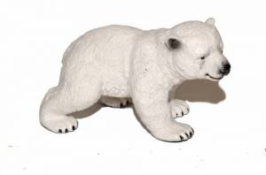zvětšit obrázek - Medvěd lední mládě  6,5 cm - sběratelský model