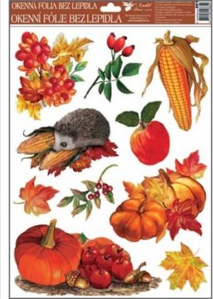 zvětšit obrázek - Okenní fólie podzimní obrázky