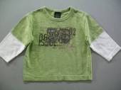 více - Tričko sv.zelené, dl.bílé rukávy, výšivka   NEXT   6/9 m.