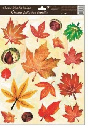 zvětšit obrázek - Okenní fólie podzimní listí