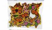 více - Pěnové samolepky barevní motýli  28ks