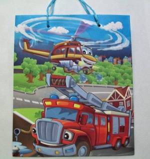 zvětšit obrázek - Dárková taška velká  hasiči