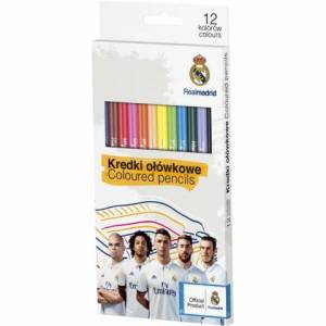 zvětšit obrázek - Trojhranné pastelky  Real Madrid  12barev