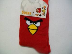 zvětšit obrázek - Chlapecké ponožky červené Angry Birds  v. 20-23