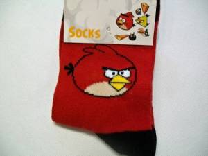 zvětšit obrázek - Chlapecké ponožky červené Angry Birds  v.20-23